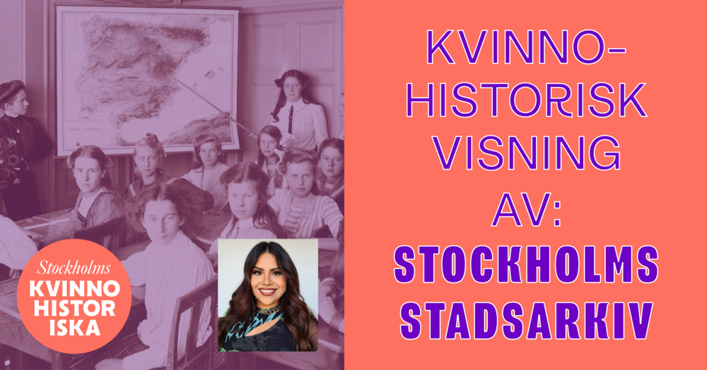 Följ med Arantxa Álvarez ned i Kungsklippans bergrum för kvinnohistorisk visning av Stockholms stadsarkiv.