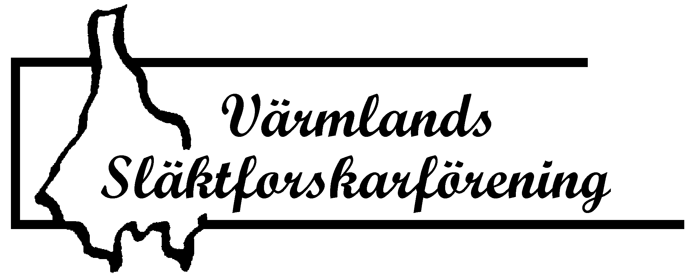 VSF logo ny stor svart vit genomskinlig