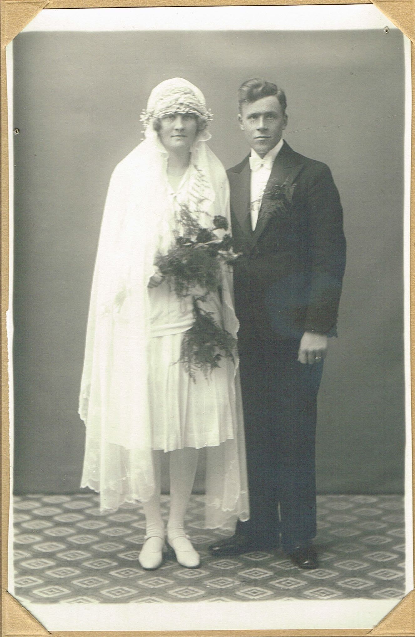 Seth och Vilma Burman bröllopsfoto