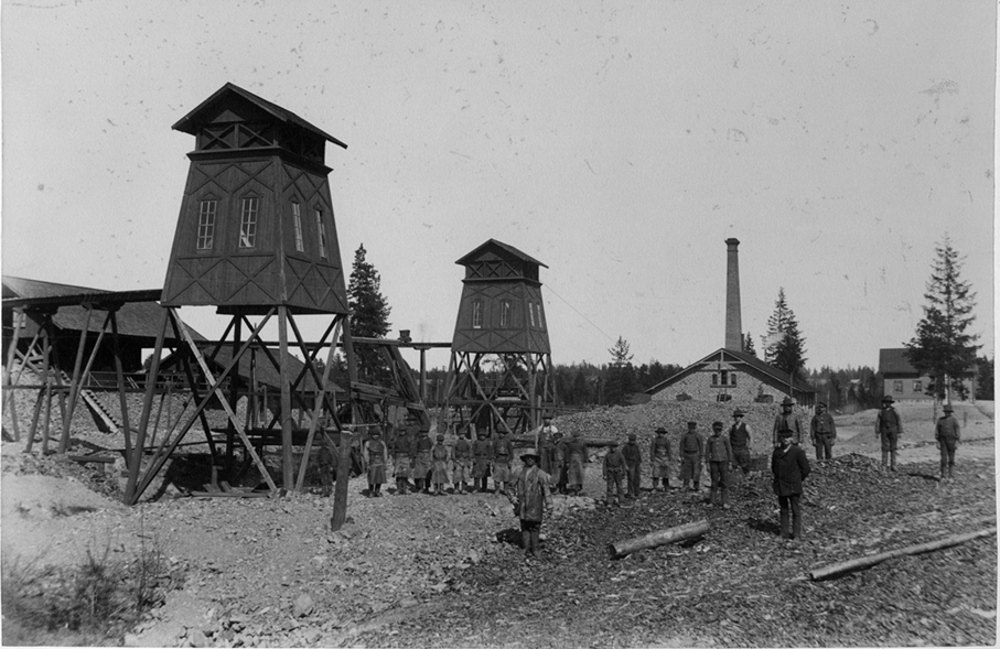 Kallmora silvergruva 1880 talet GustAlstrom TekniskaMuseet TEKA0161492